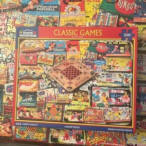 White Mountain Classic Games Puzzle - 500 Pieces